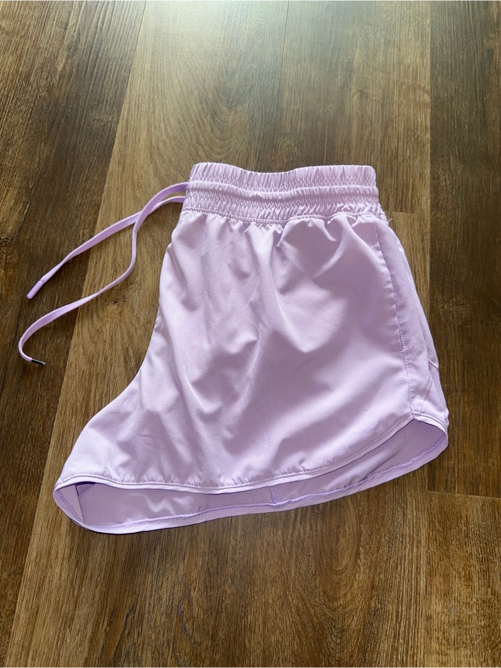 90 Degree By Reflex Light Lavender Performance Drawstring Shorts